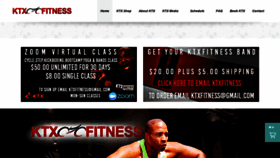 What Ktxfitness.com website looked like in 2020 (3 years ago)
