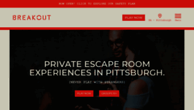 What Keyquestescaperoom.com website looked like in 2020 (3 years ago)