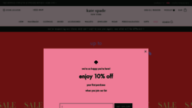 What Katespade.co.uk website looked like in 2020 (5 years ago)