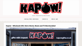 What Kapowgifts.co.uk website looked like in 2020 (3 years ago)