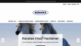 What Keratex.net website looked like in 2020 (3 years ago)