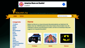 What Kleuren.nu website looked like in 2020 (3 years ago)