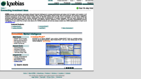 What Knobias.com website looked like in 2020 (3 years ago)