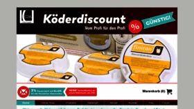 What Koeder-discount.de website looked like in 2020 (3 years ago)