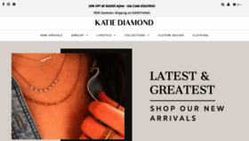 What Katiediamondjewelry.com website looked like in 2020 (3 years ago)