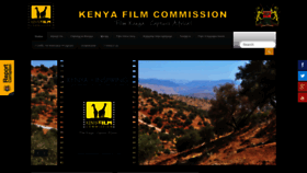 What Kenyafilmcommission.com website looked like in 2020 (3 years ago)