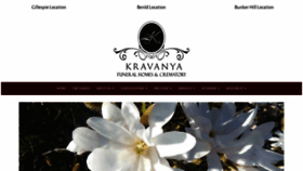 What Kravanyafuneral.com website looked like in 2020 (3 years ago)