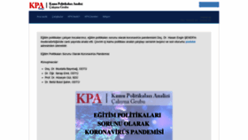 What Kamupolitikalari.org website looked like in 2020 (3 years ago)