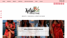 What Kelsiekristine.com website looked like in 2020 (3 years ago)