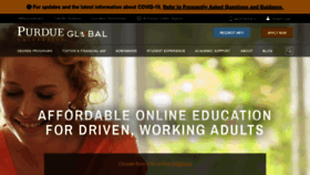 What Kaplan.edu website looked like in 2020 (3 years ago)