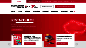 What Kb.cz website looked like in 2020 (3 years ago)