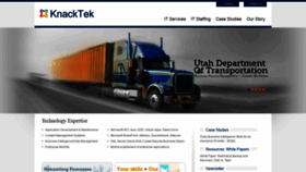 What Knacktek.com website looked like in 2020 (3 years ago)