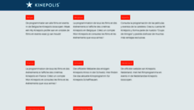What Kinepolis.lu website looked like in 2020 (3 years ago)