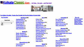 What Kolkataclassic.com website looked like in 2020 (3 years ago)