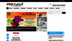 What Kaltimpost.co.id website looked like in 2020 (3 years ago)