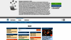 What Kerst.startpagina.nl website looked like in 2020 (3 years ago)