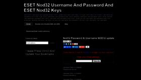 What Keys-nod32.blogspot.com website looked like in 2020 (3 years ago)