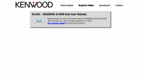What Kenwoodusa.com website looked like in 2020 (3 years ago)