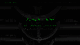 What Kunath-baetz.de website looked like in 2020 (3 years ago)