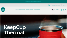 What Keepcup.com website looked like in 2020 (5 years ago)