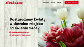 What Kwiatytarnow.pl website looked like in 2020 (3 years ago)