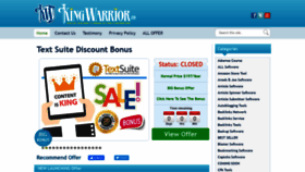 What Kingwarrior.co website looked like in 2020 (5 years ago)