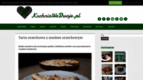What Kuchniawedwoje.pl website looked like in 2020 (3 years ago)