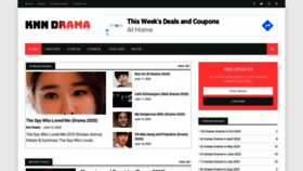 What Knnkoreandrama.com website looked like in 2020 (3 years ago)