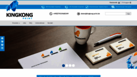 What Kingkong-print.de website looked like in 2020 (3 years ago)