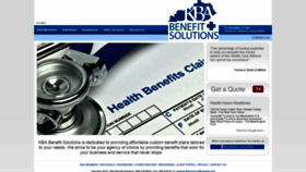 What Kbabenefitsolutions.com website looked like in 2020 (3 years ago)