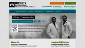 What Kidneydoctorsorlando.com website looked like in 2020 (3 years ago)