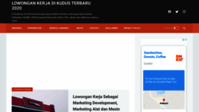 What Kuduskerja.id website looked like in 2020 (3 years ago)