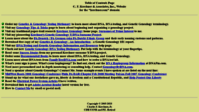 What Kerchner.com website looked like in 2020 (3 years ago)