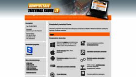 What Kompiuteriuremontaskaune.lt website looked like in 2020 (3 years ago)