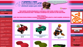 What Kamilka.cz website looked like in 2020 (3 years ago)