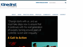 What Klinedinstlaw.com website looked like in 2020 (3 years ago)