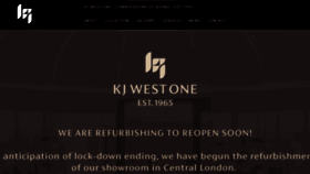 What Kjwestone.co.uk website looked like in 2020 (3 years ago)