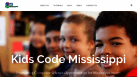 What Kidscodems.org website looked like in 2020 (5 years ago)