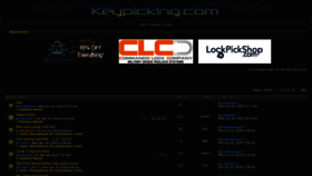 What Keypicking.com website looked like in 2020 (3 years ago)