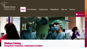 What Klinikum-freising.de website looked like in 2020 (3 years ago)