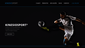 What Kinesiosport.com.br website looked like in 2020 (3 years ago)