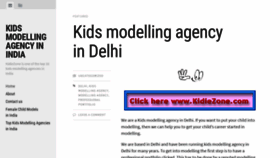 What Kidsmodelsindia.wordpress.com website looked like in 2020 (3 years ago)