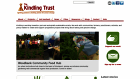 What Kindling.org.uk website looked like in 2020 (3 years ago)