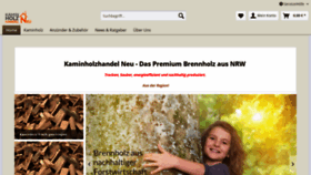 What Kaminholzhandel-neu.de website looked like in 2020 (3 years ago)