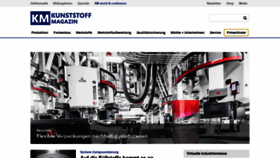 What Kunststoff-magazin.de website looked like in 2020 (3 years ago)