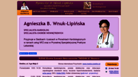 What Kardiologsiedlce.pl website looked like in 2020 (3 years ago)