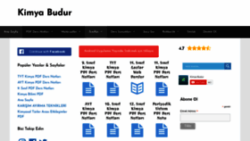 What Kimyabudur.com website looked like in 2020 (3 years ago)
