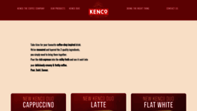 What Kenco.co.uk website looked like in 2020 (3 years ago)