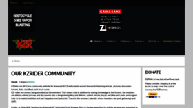What Kzrider.com website looked like in 2020 (3 years ago)