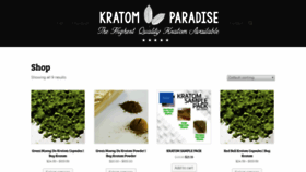 What Kratomparadise.com website looked like in 2020 (3 years ago)